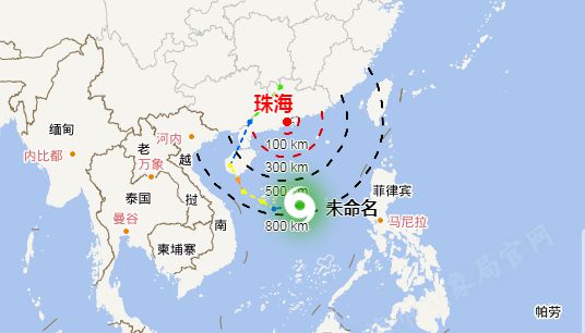台风蝴蝶暴雨预警